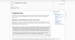Desktop Screenshot of freigeisterchen.de