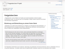 Tablet Screenshot of freigeisterchen.de